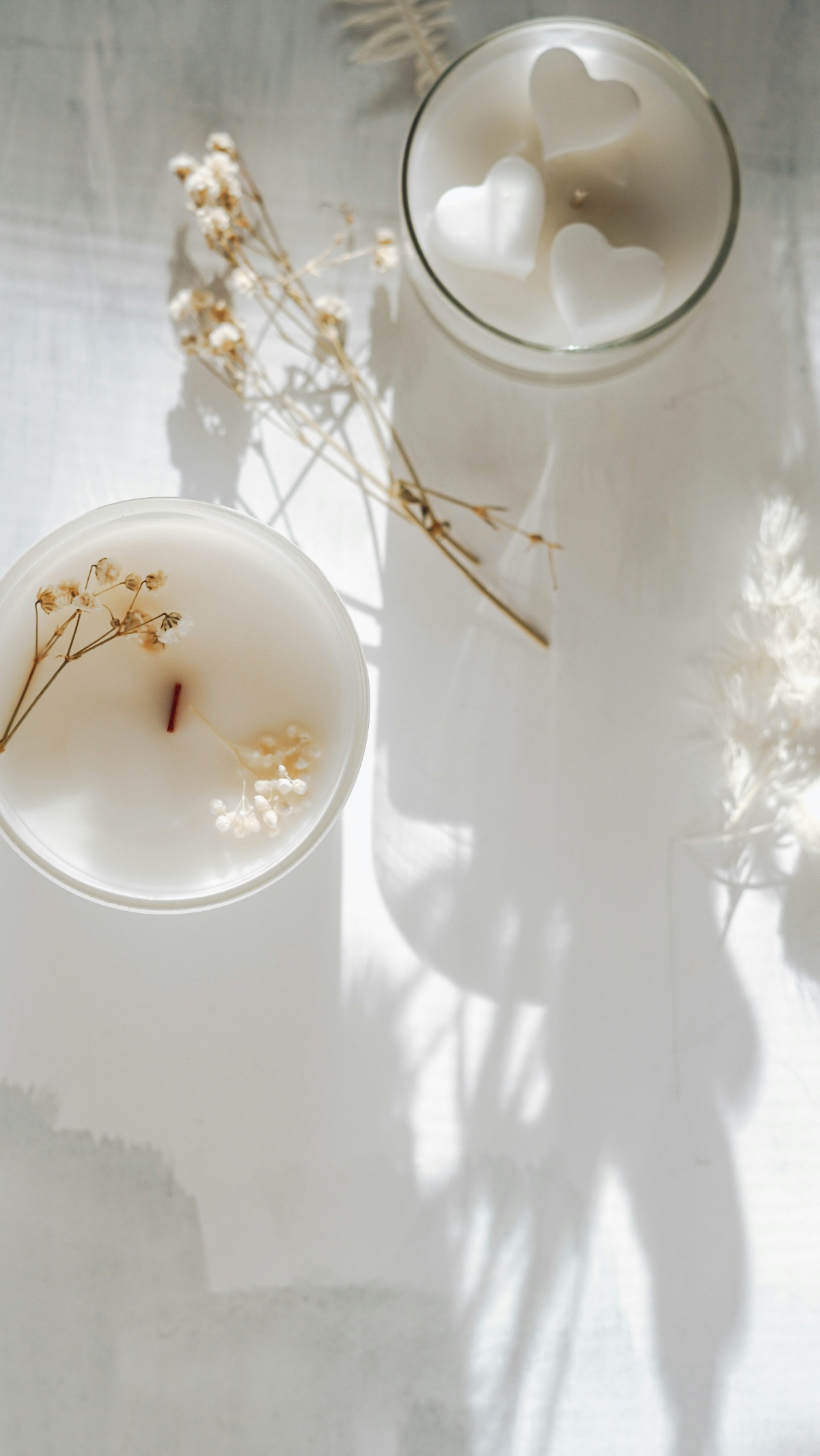Soft candlelight in a quiet, restful room